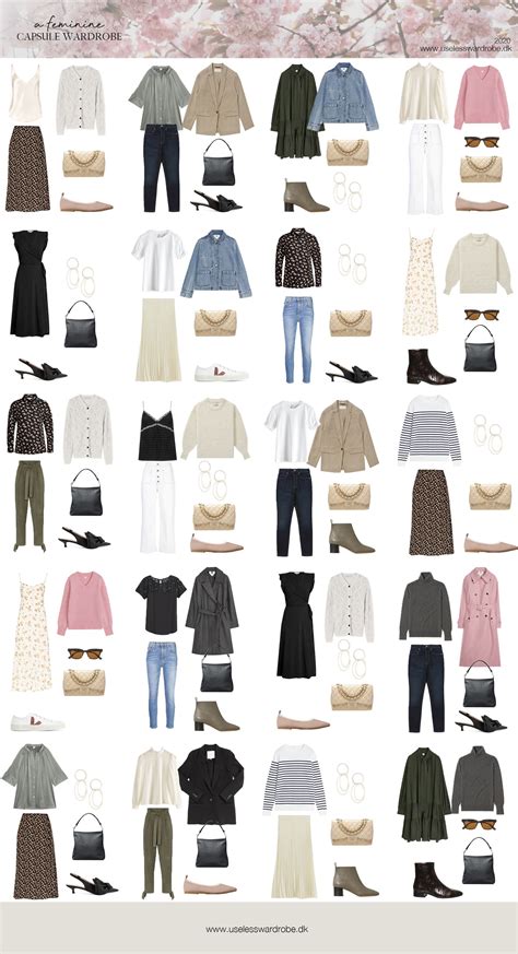 Capsule wardrobe examples