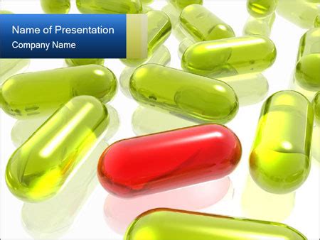 Capsules PowerPoint Template Slidesbase