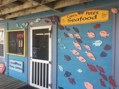 Capt'n Pete's Seafood Market. 21 $$ Moderate Seafood Markets. Garlands Fresh Seafood. 9. Seafood Markets. Island Seafood Company. 39 $$ Moderate Seafood Markets. Old Ferry Seafood. 14 $$ Moderate Seafood Markets. Captain Jacks Seafood. 13 $$$ Pricey Seafood Markets. Holden Beach Seafood. 7 $$ Moderate Seafood Markets.. 