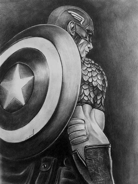 Captain America Drawings