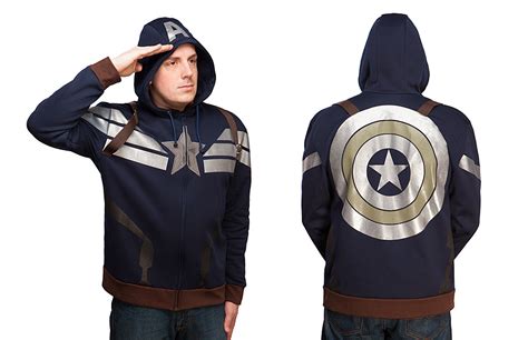 Captain America Premium S.H.I.E.L.D. Strike Stealth Hoodie