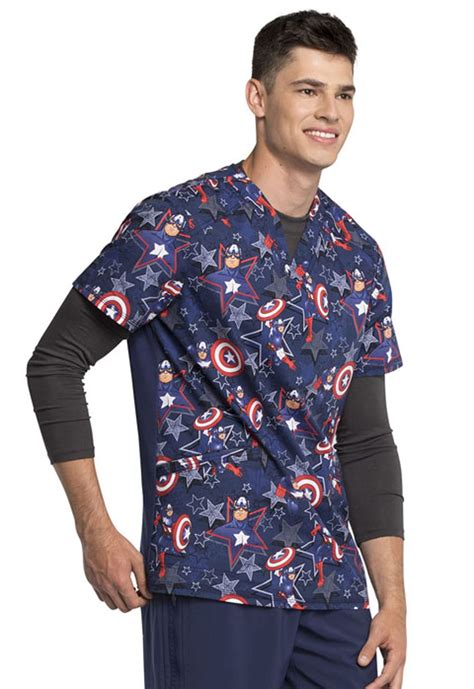 Captain America Scrubs Superhero Scrubs Character Scrubs - Scrub …