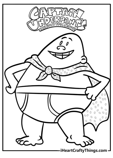 Captain Underpants Coloring