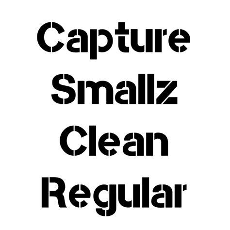 Capture Smallz Clean free Font - What Font Is