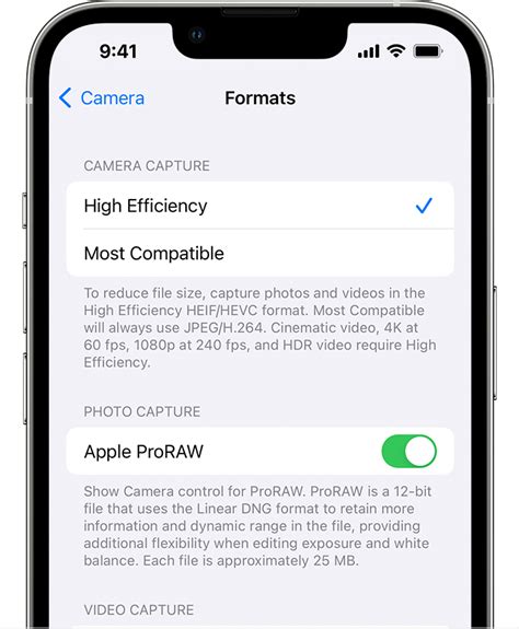 Capturing Photos in RAW and Apple ProRAW Formats