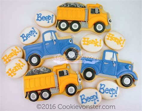 Car , trucks, things with wheels Decorated Cookies And …