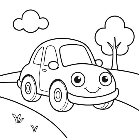 Car Coloring Page