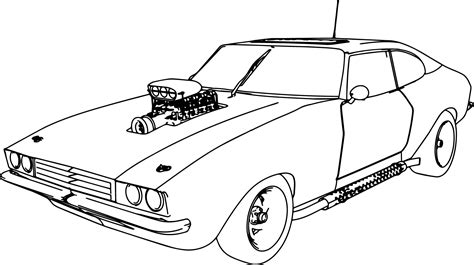 Car Coloring Pages For Adults