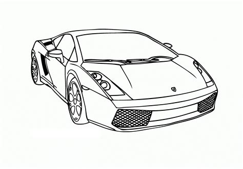 Car Coloring Sheets