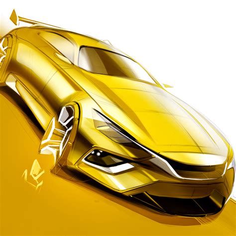 Car Drawing and Sketching Tutorial How to Draw a Car on Behance Car