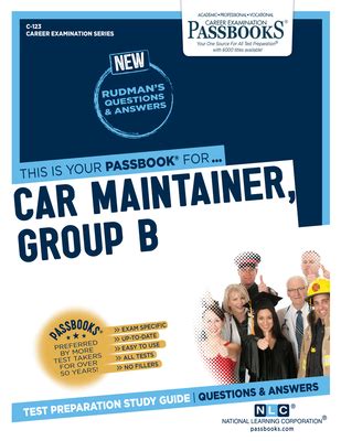 Car Maintainer Group B Passbooks Study Guide