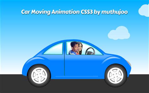 Car Moving Animation CSS3