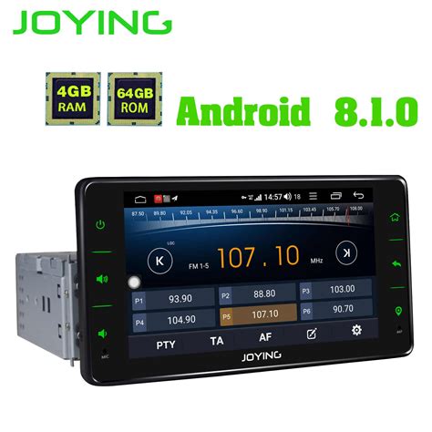 Car Stereo Double Din - JOYING 10.1" Car Radio Android 8.1 4GB