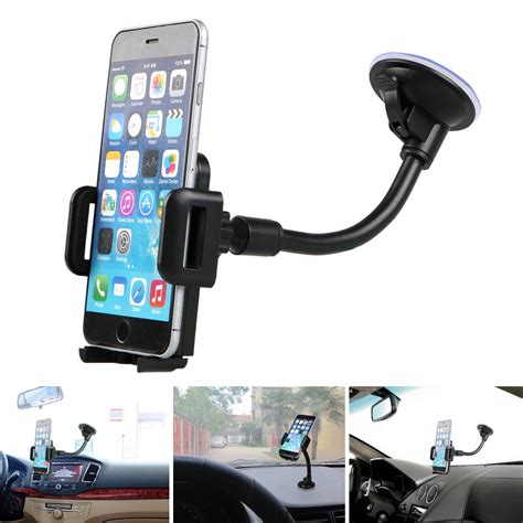 Car Windscreen Suction Mount Phone Holder Bracket Stand 360