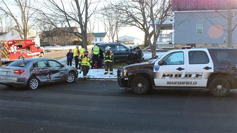 The crash occurred in the community of Marshfield around 6:20 p.m. 