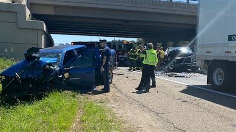 A multi-vehicle crash on U. S. Highway 131 north near 