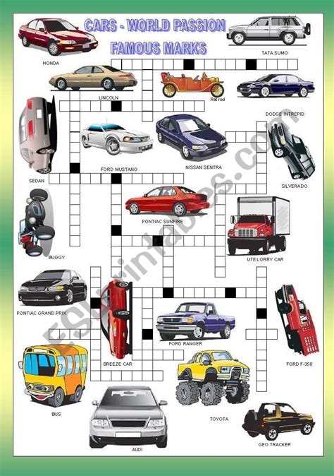 The Crossword Solver found 58 answers to "Car (5)", 5 letters crossword clue. The Crossword Solver finds answers to classic crosswords and cryptic crossword puzzles. Enter the length or pattern for better results. Click the answer to find similar crossword clues . Enter a Crossword Clue.. 