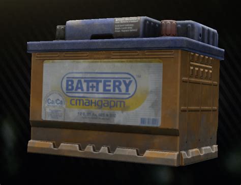 The 6-STEN-140-M military battery (Tank battery) is an item in Escape from Tarkov. Tank battery with increased capacity. Milspec electronics. 1 needs to be found in raid for the quest Regulated Materials 1 needs to be obtained for the Bitcoin Farm level 3 Dead Scav Ground cache Sport bag Technical supply crate In the Tennis court of the Southern mountain villa, on a pallet near the internal ... .