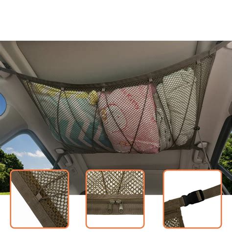 PRODUCT SPECIFICATIONS. ️ Colour: Black. ️ Material: Mesh holder with self adhesive stickers. ️ Fit: Universal. ️ Product Size: 20 x 8.5 x 1.5cm. PACKAGE INCLUDES. 2 pieces of Car Net Mesh Storage Pockets. Reduce Risks of Distracted Driving.