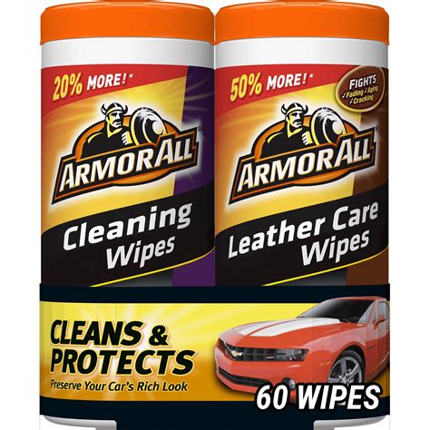 Car cleaning wipes. Car Cleaning Wipes (30-Count) Shop this Collection. Add to Cart. Compare $ 8. 98. Bulk Savings. See Details (2587) Model# 10274B. Armor All. Cleaning Wipes (50-Count) Add to Cart. Compare. Top Rated $ 5. 98. Bulk Savings. See Details (613) Model# 17501. Armor All. Glass Wipes (30-Count) Shop this Collection. Add to Cart. Compare $ 5. 78 