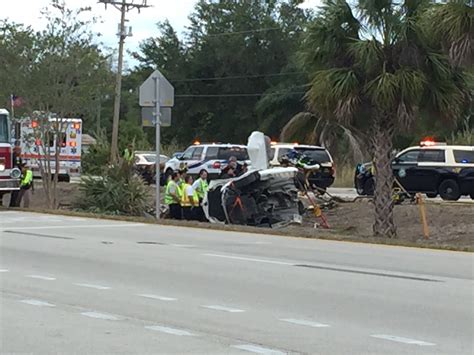 Authorities are investigating a crash with injuries in south Fort Myers. The Florida Highway Patrol is reporting injuries and a roadblock. A red Nissan was impacted. It appears the car got into a .... 