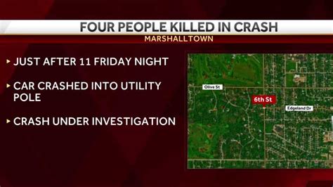 Car crash in marshalltown. .  ...