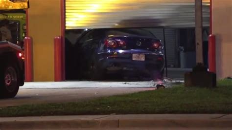 Car crashes into fire rescue station in NW Miami-Dade overnight