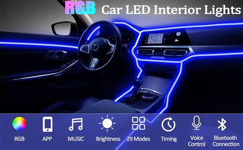 Car interior light strips.  Crafted from active photosensitive materia...