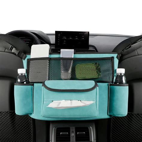 Car organizer front seat floor.  Smile more.  Large capacity, various size ...