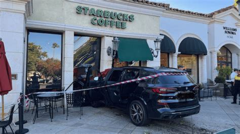 Car plows through front of Starbucks in Calabasas 