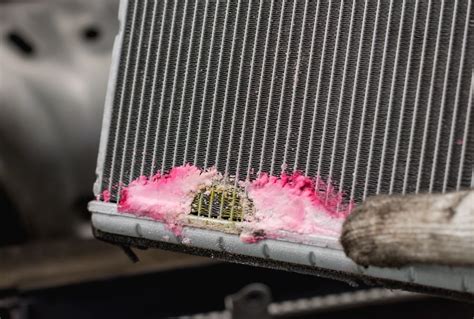 Car radiator fluid leaking. These can range from clogged hoses, corroded pipes, air locks, and malfunctioning thermostats to low levels of coolant. It's important to properly diagnose the ... 