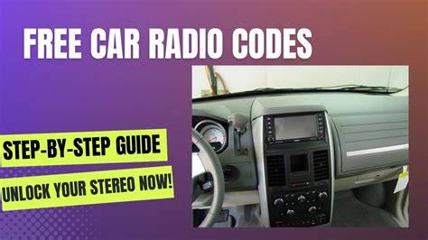 Car radio unlock codes.  Get your code now! In this guide, we’ll walk you th...
