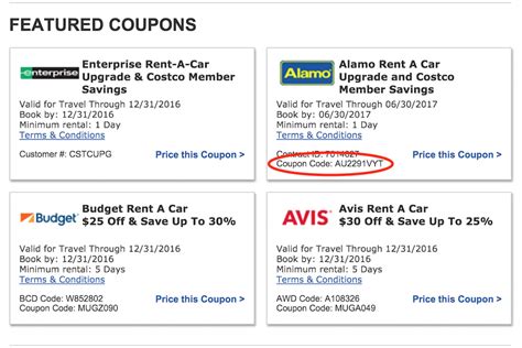 Car rental aaa discount code. Featured Car Rental Deals. Rent and Save. $15 Off Base Rate of $175 or More. Reserve a rental car and save $15 off base rate (time and mileage) of $175 or more. Terms Apply. Most Popular. Free Rental Car Upgrade. Enjoy a free one-car class upgrade on your next car rental of an economy, compact, intermediate, midsize or standard size car. 