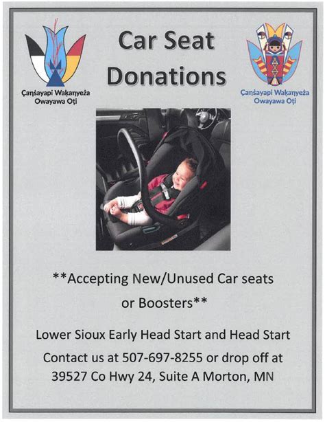 Car seat donation. Certain locations have car seats available for a small donation. Availability may vary. North Dakota Free Car Seats. Based on a study, it was found that 96% of parents believe they are using the car seat correctly, while the research indicates that 73% of parents are actually using them incorrectly. 