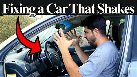 Car shakes when driving. In general, if the check engine light is flashing and the car is shaking then there is a problem with one or more engine components. The problem could lie with the fuel supply, a faulty ignition coil, bad spark plugs, or a bad engine sensor. If the car is only shaking when idling then the problem may be with the idle air control valve. 