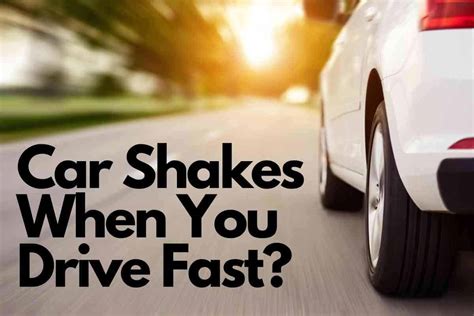 Car shakes when i drive. A car can shake at a speed of 50 to 55 mph if it has problems related to its tires and breaks. The shaking worsens when the speed is more than 60 mph. Initially, the car seems to vibrate, increasing over time. The vibrating car should be avoided. If a car starts vibrating at a speed over 60 mph, that means the car may have some problem causing ... 