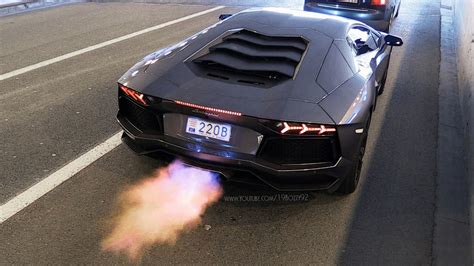 Car sounfs. This is a compilation video of the best Lamborghini Aventador SOUNDS Ever! I have filmed alot of Aventadors and put the best footage in 1 video! From FLAMES,... 
