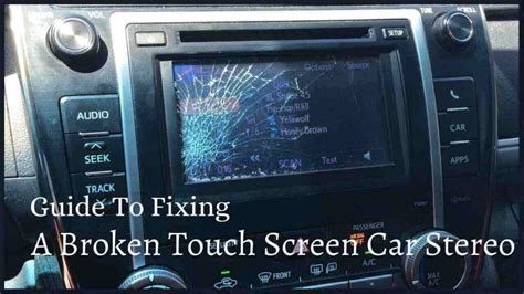 Car stereo touch screen freezing.  Touch screen becomes unresponsive a...