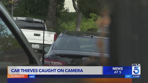 Car thieves in Thousand Oaks caught on camera