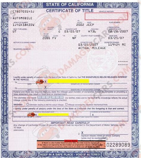 Car title lost. This is reflected in designs since 2006 and vehicle owners are required to list their Nevada driver license number as well. Current Design issued beginning May, 2022 Orange Salvage Title (issued since early 2022) Green Off-Highway Vehicle Title (issued since early 2022) February 2016. 2006. 