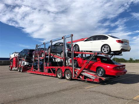 Car transportation from state to state. Auto transport on an open car carrier to or from Chicago is generally in the 40¢ to 50¢ per mile range depending on the price of fuel at the time of shipment, so a 2,500-mile trip will costs roughly about $1,000. Shorter car shipping trips may cost less overall but have a higher rate per mile; this is because it generally will take the driver ... 