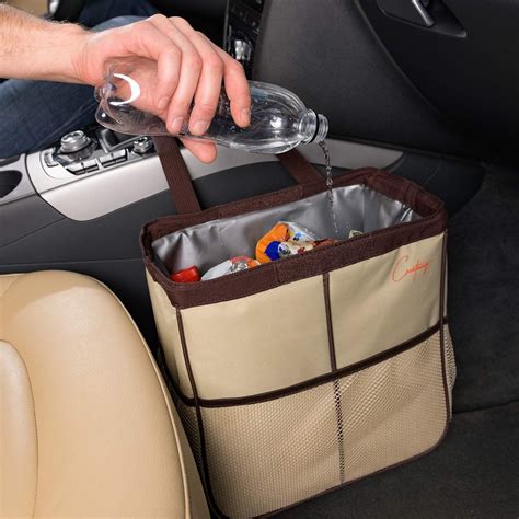 Suhoaziia Car Trash Bags Front Seat Portable Automotiv