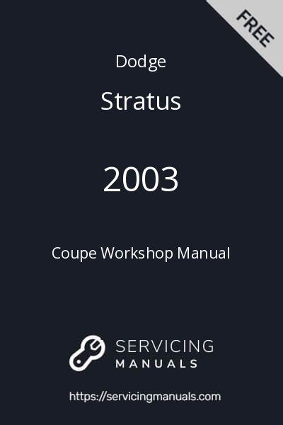Car workshop manuals 02 stratus coupe. - Carlin ez gas conversion burner manual.