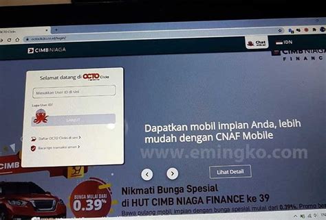 Cara Buka Blokir User ID OCTO Clicks CIMB Niaga