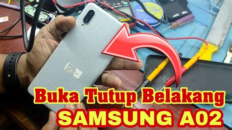 Cara Buka Tutup Belakang HP Samsung A20 - YouTube