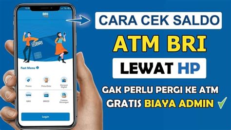 Cara Cek Saldo BRI lewat SMS, ATM, dan BRImo dengan Mudah