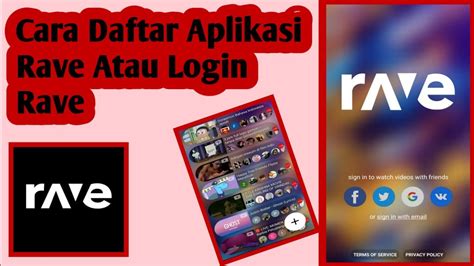 Cara Daftar Aplikasi Rave Caram Login Rave - YouTube