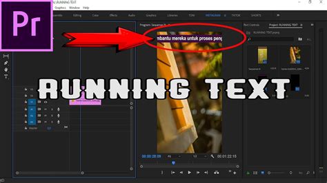 Cara Edit Running Text