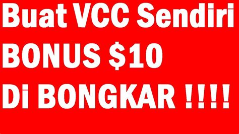 Cara Membuat Vcc Gratis 2024 - BELAJAR