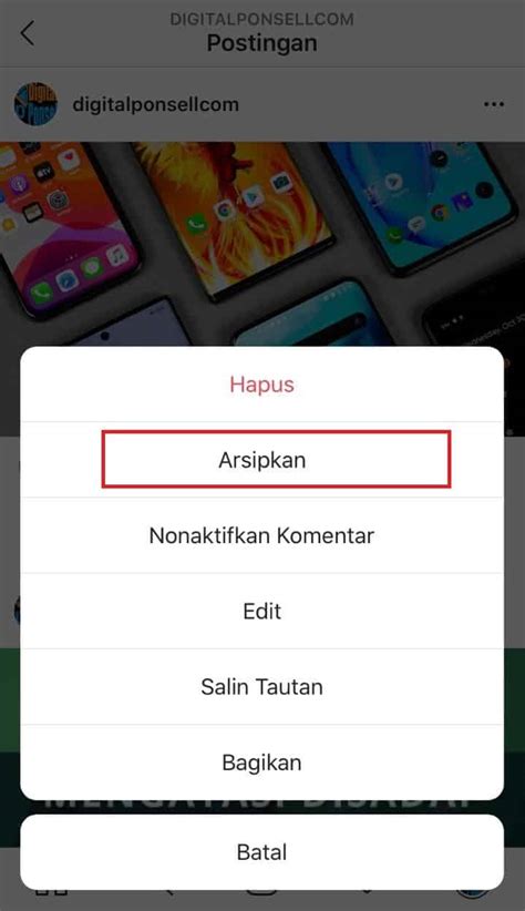 Cara Mengembalikan Arsip Postingan Di Ig